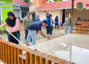 Kerja Bakti Pagi, Kantor Pertanahan Melawi Perkuat Budaya Bersih dan Kebersamaan