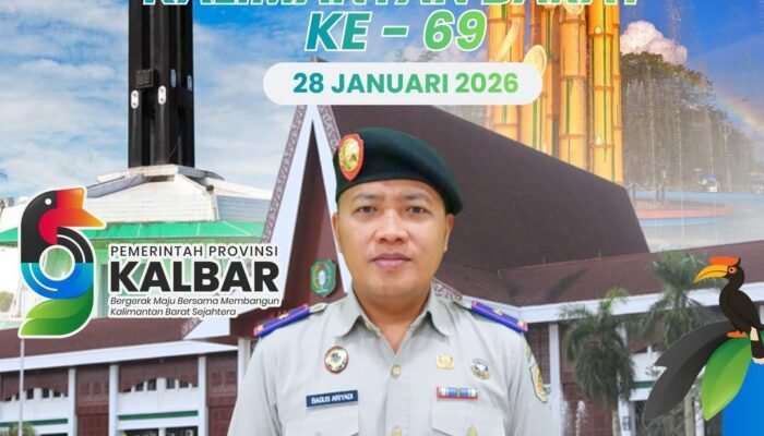 Kantor Pertanahan Melawi Ucapkan Selamat HUT ke-69 Pemprov Kalbar