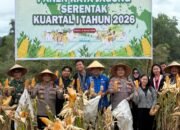 Panen Raya Kuartal IV, Polres Melawi Serahkan Hasil Jagung ke Bulog