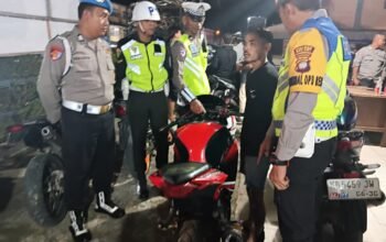 7 Titik Dijaga Polres Melawi, Tertibkan Knalpot Brong dan Pelanggar Tidak Menggunakan Helm