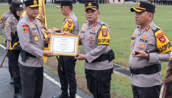 Prestasi Polres Melawi Raih Juara II Program Lahan Produktif