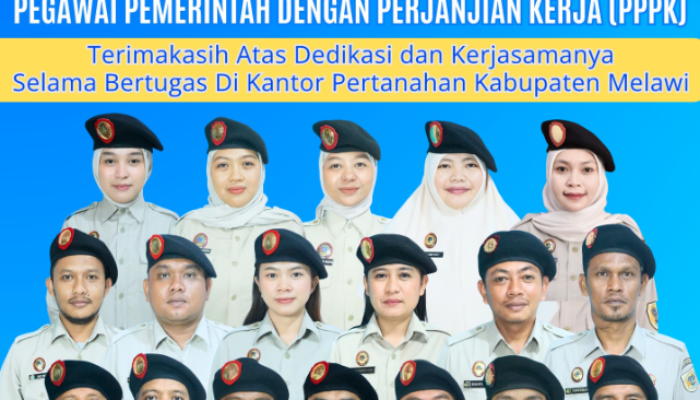 18 PPPK Kantor Pertanahan Melawi Dapat Penugasan Baru, Kepala Kantor Sampaikan Pesan Penuh Makna