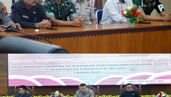 Kantah Melawi Hadiri Rapat Paripurna DPRD Penyampaian LKPJ 2025, Wujud Transparansi Kinerja Pemerintah Daerah