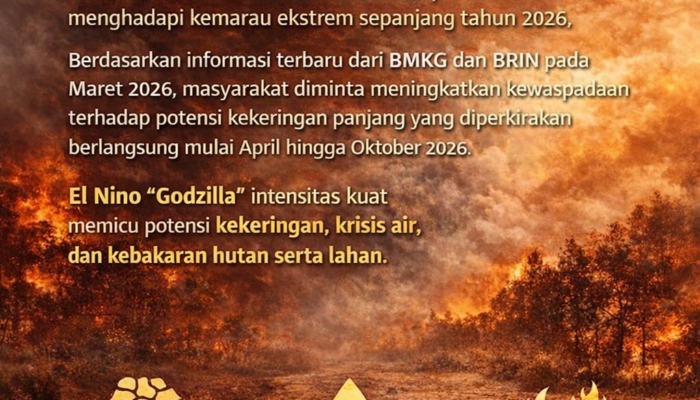 Waspada Kemarau Ekstrem 2026, Kalbar Terancam Kekeringan dan Karhutla