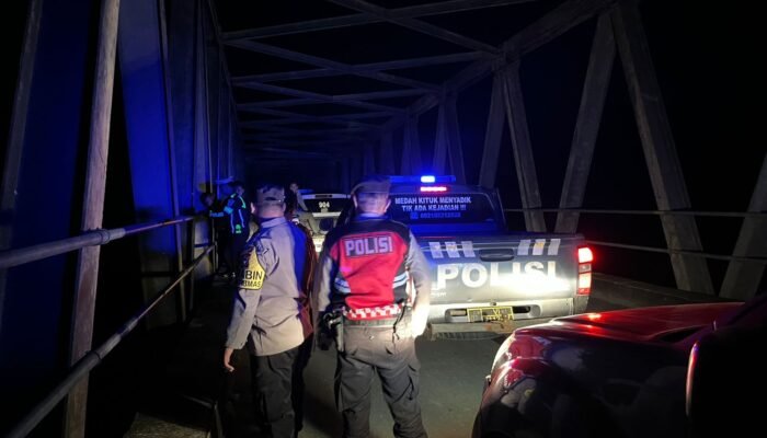 Besi Pengaman Jembatan Melawi II Dilaporkan Hilang, Polisi Lakukan Patroli