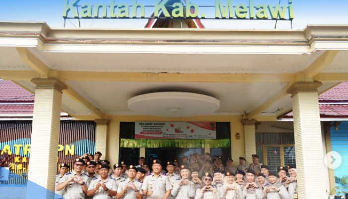 Peringati Hari Kartini, Kantor Pertanahan Melawi Gelar Apel Pagi Penuh Khidmat