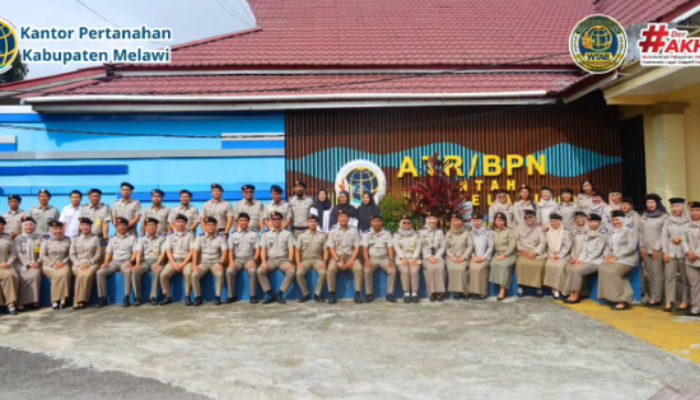 Apel Pagi, Wujud Disiplin dan Sinergi Pegawai Kantor Pertanahan Melawi