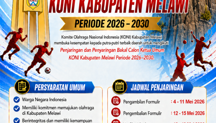 PANJA KONI Melawi Buka Penjaringan Bakal Calon Ketua Umum Periode 2026–2030