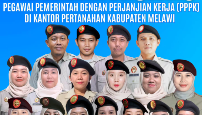 PPPK Resmi Bergabung, Kantor Pertanahan Kabupaten Melawi Perkuat Pelayanan Publik
