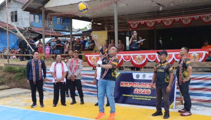 Kapolres Melawi Cup 2026 Resmi Dibuka, Ajang Lahirkan Atlet Volly Berprestasi