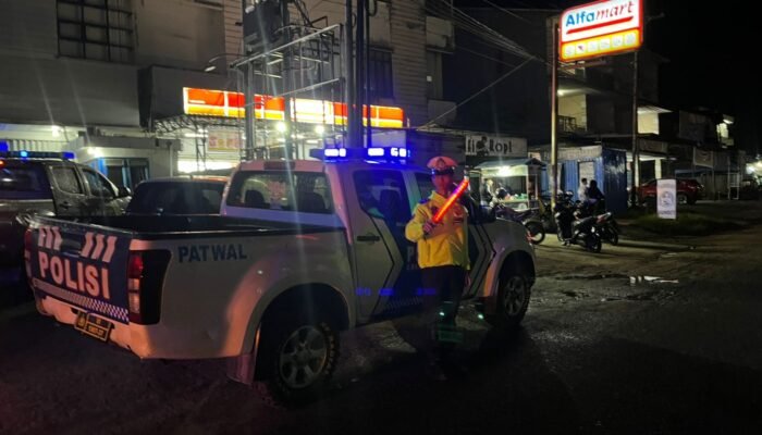 Kasat Lantas AKP PIPIT : Antisipasi Balap Liar, Satlantas Melawi Intensifkan Patroli Malam