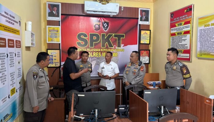 Pastikan Respons Cepat, Kapolres Melawi Bersama Itwasda Polda Kalbar Pantau Layanan Darurat 110