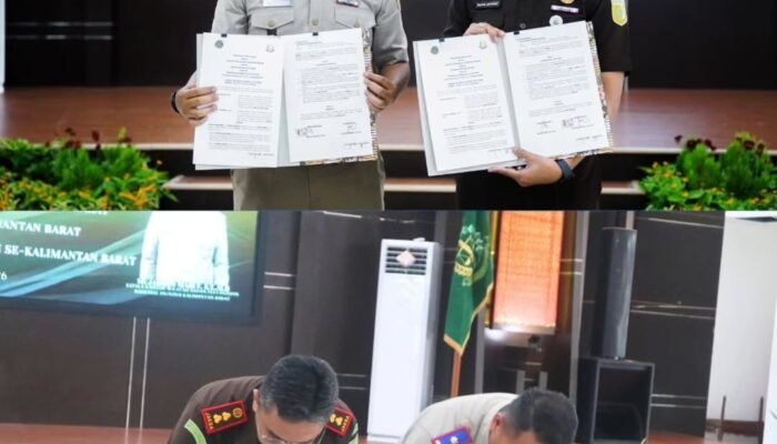Sinergi ATR/BPN dan Kejaksaan Diperkuat, Kantor Pertanahan Melawi Hadiri Penandatanganan Kerja Sama Strategis