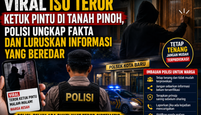 Viral Isu Teror Ketuk Pintu di Tanah Pinoh, Polisi Ungkap Fakta dan Luruskan Informasi yang Beredar