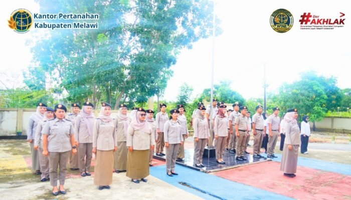 Kantah Melawi Gelar Apel Pagi, Tegaskan Integritas dan Disiplin ASN