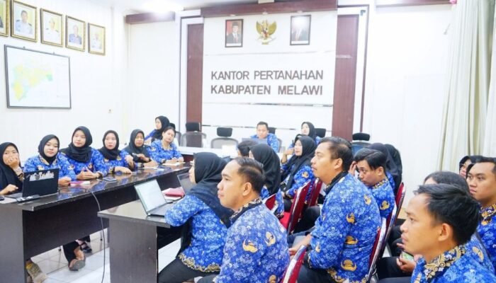 Kantah Melawi Gelar Rapat Persiapan Data Siap Elektronik Dukung Transformasi Digital Pertanahan