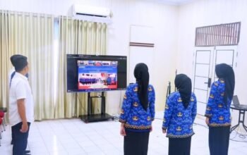 Tiga Srikandi Kantah Melawi Resmi Diambil Sumpah sebagai PNS, Bagus Ariyadi Tekankan Integritas dan Pengabdian