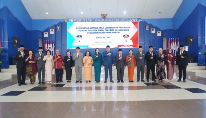 Usai Seleksi Terbuka, Enam Pejabat Eselon II Resmi Dilantik Bupati Melawi