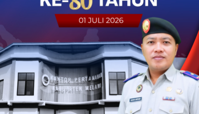 Kantor Pertanahan Kabupaten Melawi Ucapkan Selamat Hari Bhayangkara ke-80, Apresiasi Dedikasi Polri untuk Masyarakat