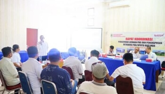 Rakor PBG dan BPHTB Digelar, Kantah Melawi Siap Kawal Program untuk MBR