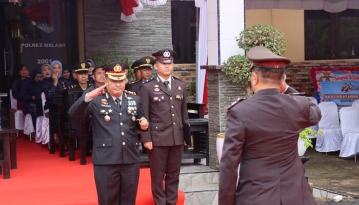 80 Tahun Mengabdi, Polri untuk Masyarakat: Polres Melawi Gelar Upacara Hari Bhayangkara Penuh Khidmat