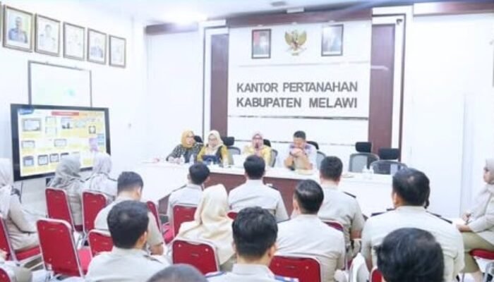 Kanwil BPN Kalbar Dampingi Kantah Melawi Perkuat Zona Integritas, Menuju Predikat WBK 2026