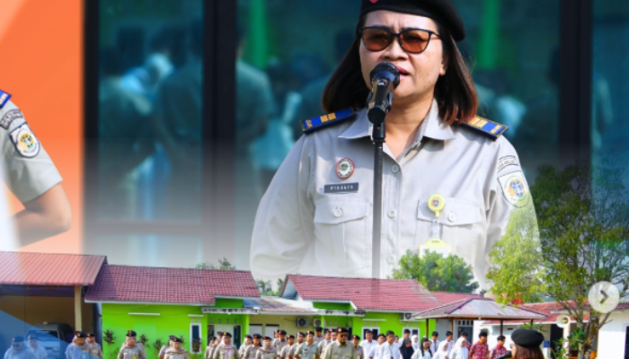 Apel Pagi Kantah Melawi, Fidelia Arum Siswoyo Tekankan Disiplin dan Kesehatan Pegawai