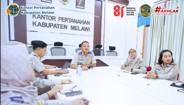 Kantah Melawi Gaspol Menuju WBK 2026, Pelayanan Bersih Jadi Prioritas