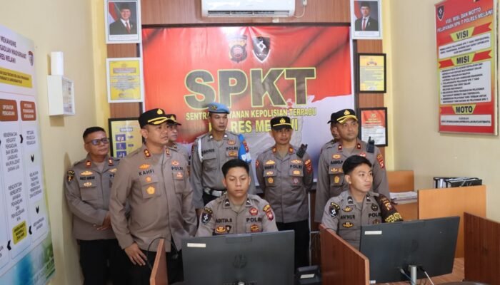 Kapolres Melawi Evaluasi Layanan 110, Pastikan Aduan Masyarakat Ditangani Profesional
