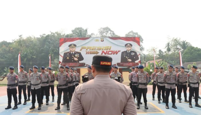 Polres Melawi Diperkuat 30 Personel Brimob, Fokus Tangani Karhutla