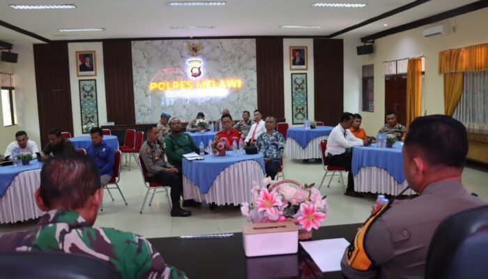 Polres Melawi Gelar Rakor Karhutla, Kompol Aang Tegaskan Sinergi dan Koordinasi Lintas Sektor