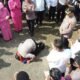Sujud Syukur Sang Kapolres, Momen Perpisahan AKBP Harris Batara Simbolon Menggetarkan Hati Personel