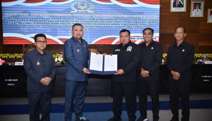 DPRD Melawi Setujui Perubahan KUA-PPAS APBD 2026, Bupati Teken Nota Kesepakatan