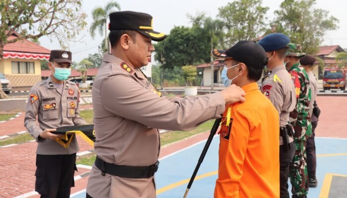Polres Melawi Gelar Apel Pasukan dan Satpras Opspol Kontingensi Aman Nusa II “Karhutla Kapuas-2026”