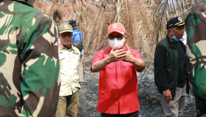 Wabup Melawi Cek Lokasi Bekas Kebakaran PT SMS, Tata Kelola Perkebunan Jadi Sorotan