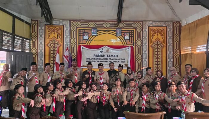 Kwarcab Melawi Gelar Ramah Tamah Hari Pramuka ke-65, Sambut Kontingen Jamnas XII