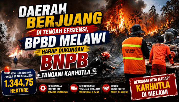 Daerah Berjuang di Tengah Efisiensi, BPBD Melawi Harap Dukungan BNPB Tangani Karhutla