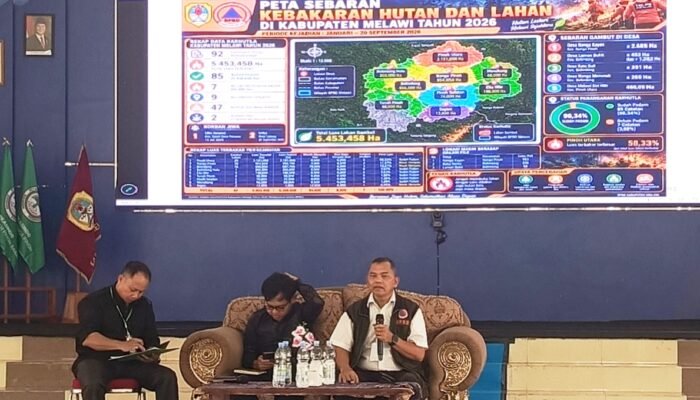BPBD Melawi Dorong Pembentukan Kelompok Tani Peduli Api, Perkuat Sinergi dengan APKASINDO Cegah Karhutla