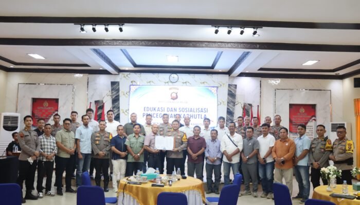 18 Perusahaan di Melawi Teken Pakta Integritas Karhutla, Kapolres: Komitmen Jangan Sekadar Seremonial