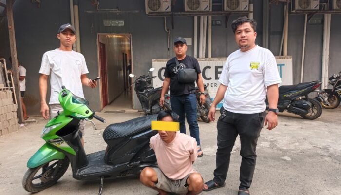 Team Urc Sat Reskrim Polres Melawi Amankan Tersangka Curanmor, Gunakan Identitas Palsu