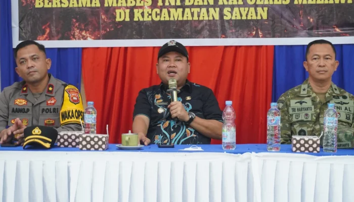 126 Hektare Lahan Terbakar di Sayan, Bupati Melawi Perintahkan Desa Perkuat Penanganan Karhutla