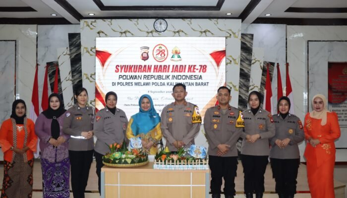 Hari Jadi Polwan ke-78, Kapolres Melawi Dorong Polwan Semakin Tangguh dan Profesional