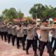 Usai Apel Pagi, Personel Polres Melawi Digembleng Latihan PBB