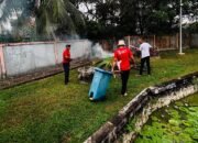 Korve Semarak Hari Perhubungan Nasional 2026, UPBU Nanga Pinoh Bersihkan Lingkungan Kantor