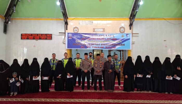 Doa Bersama Warnai Hari Lalu Lintas Bhayangkara ke-71 di Polres Melawi