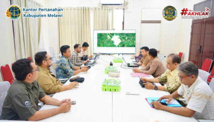 Kantah Melawi Bersinergi Susun RDTR Perkotaan Nanga Pinoh, Sinkronisasi Data Jadi Fokus