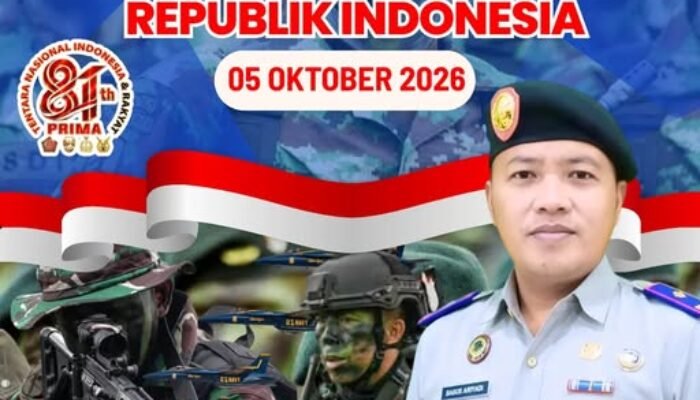 Kantah Melawi Sampaikan Ucapan HUT ke-81 TNI, Tegaskan Komitmen Perkuat Sinergi dan Integritas