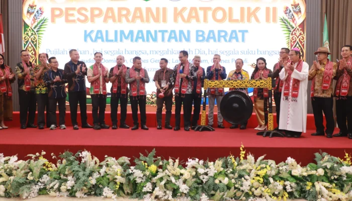 Bupati dan Wakil Bupati Melawi Hadiri Pembukaan Pesparani Katolik II Kalbar 2026