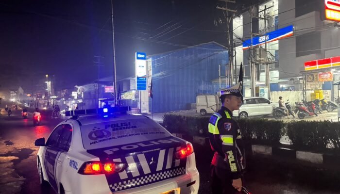 Satlantas Polres Melawi Sikat Knalpot Brong, 10 Motor Diamankan hingga Dini Hari