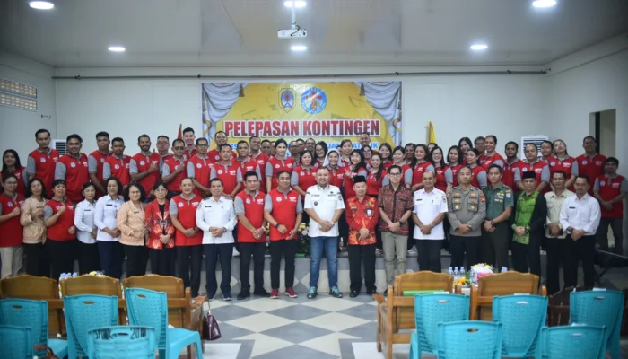 Bawa Misi Iman dan Prestasi, Kontingen Melawi Pesparani Katolik 2026 Resmi Dilepas Bupati